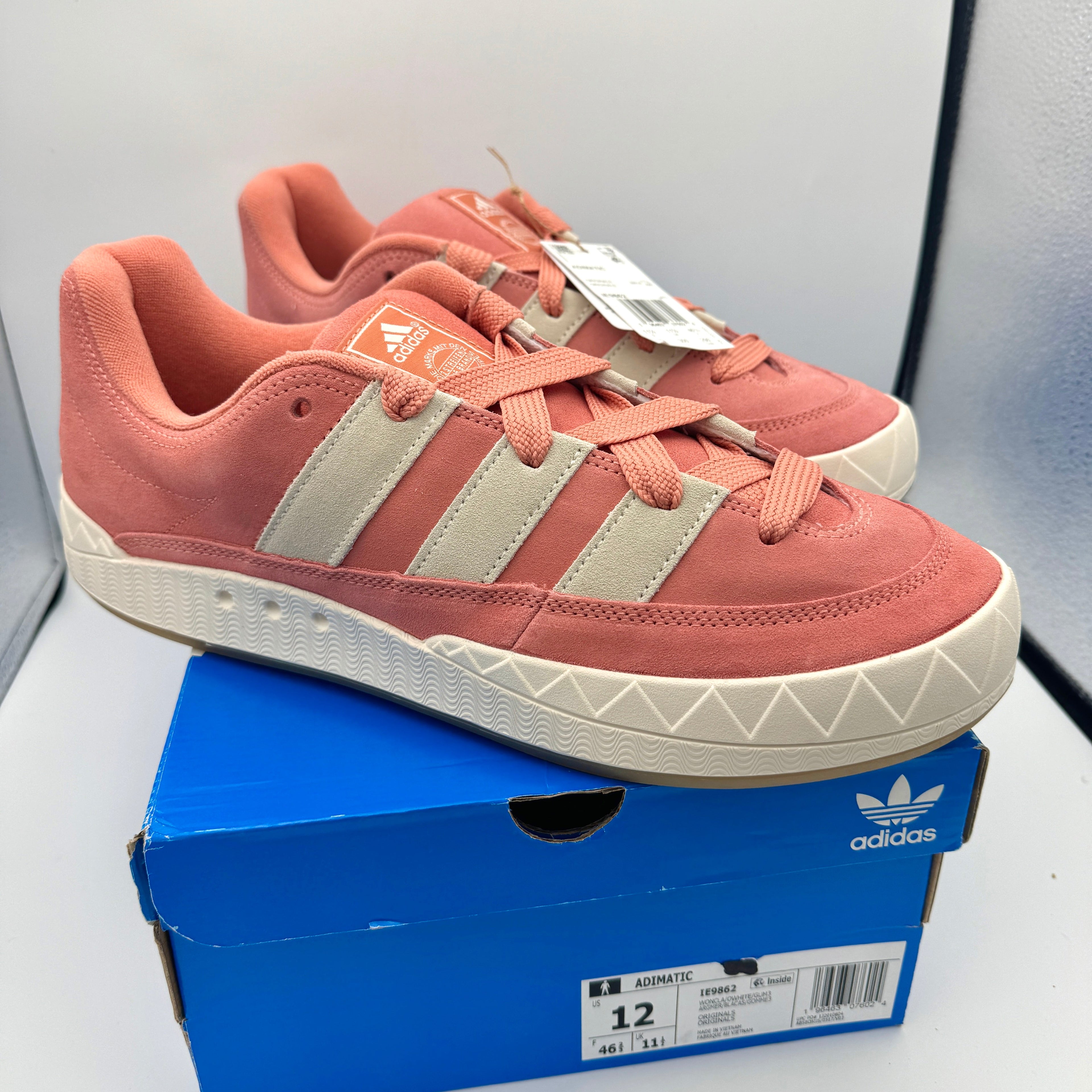 Adidas Originals Adimatic Sneakers Wonderclay Salmon Shoes Suede Leather