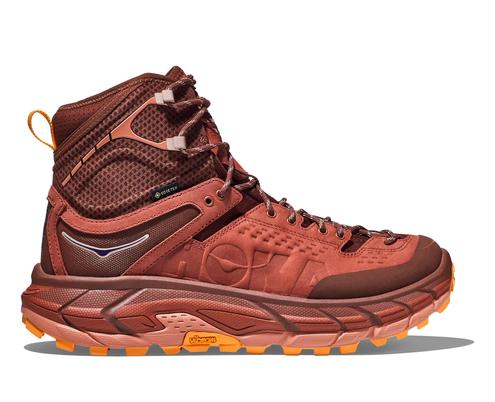 Hoka Tor Ultra Hi Hiker in Red Spice / Hot Sauce Hiking Boots Unisex
