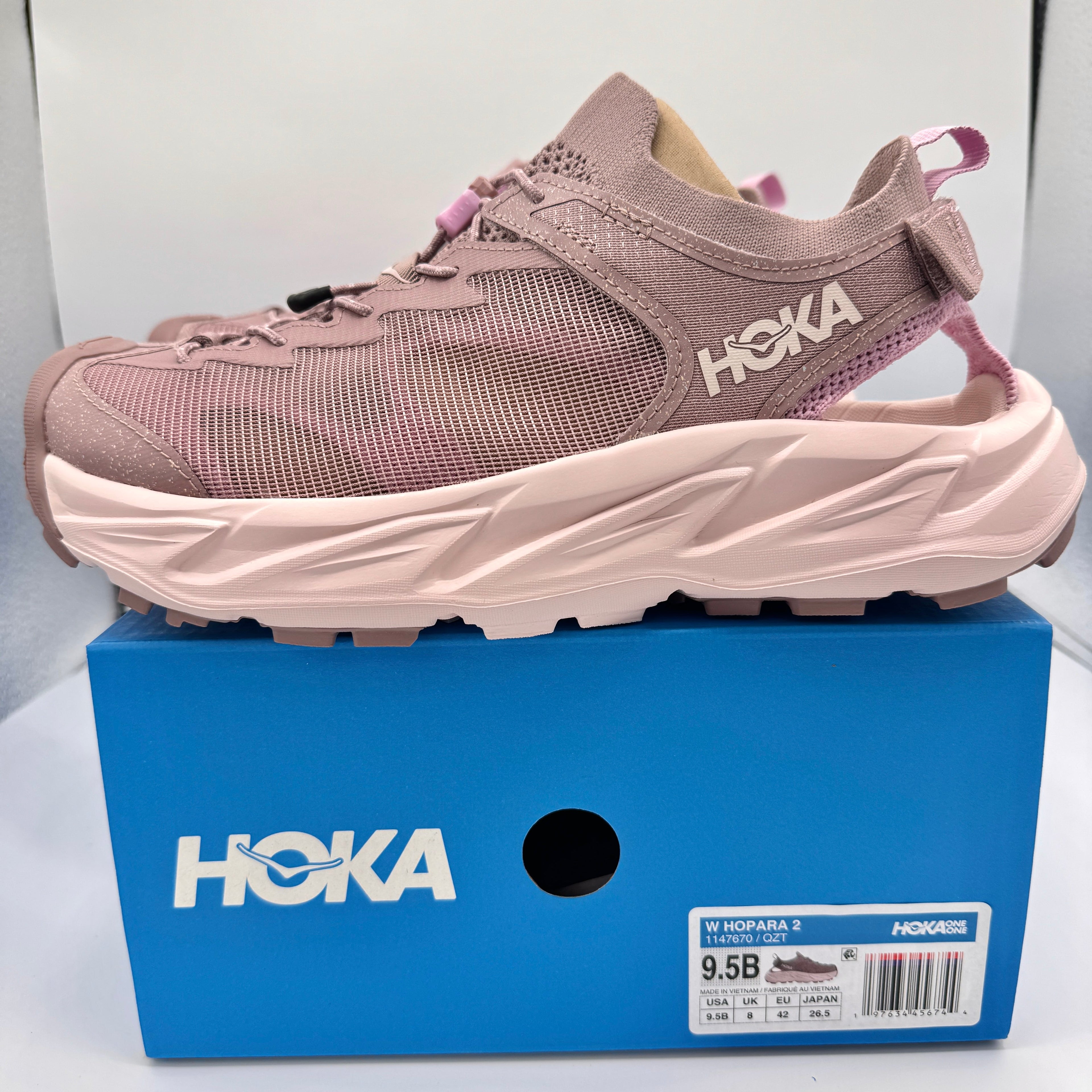 Hoka Hopara 2 Women’s Hiking Shoes in Quartzite / Cosmic Pearl