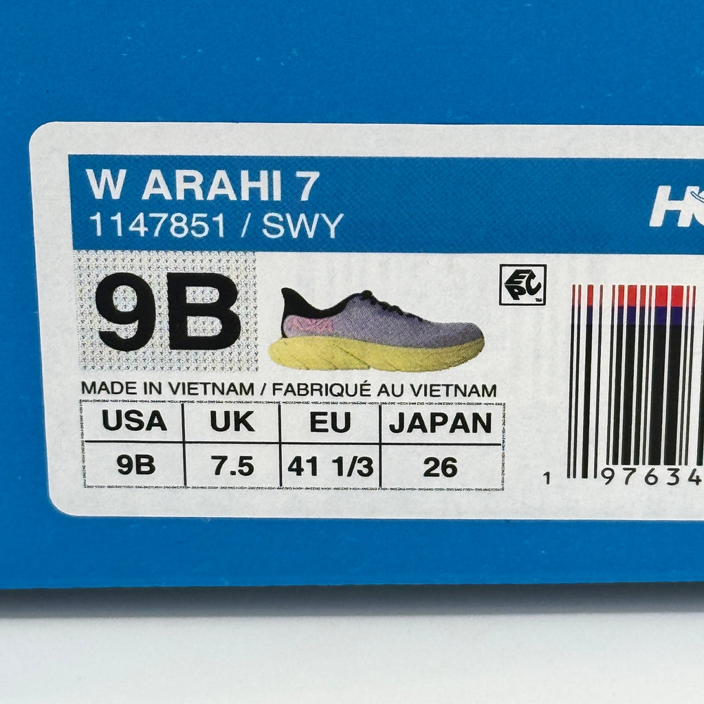 Hoka Arahi 7 Women’s Running Shoes in Starlight Glow / Yuzu