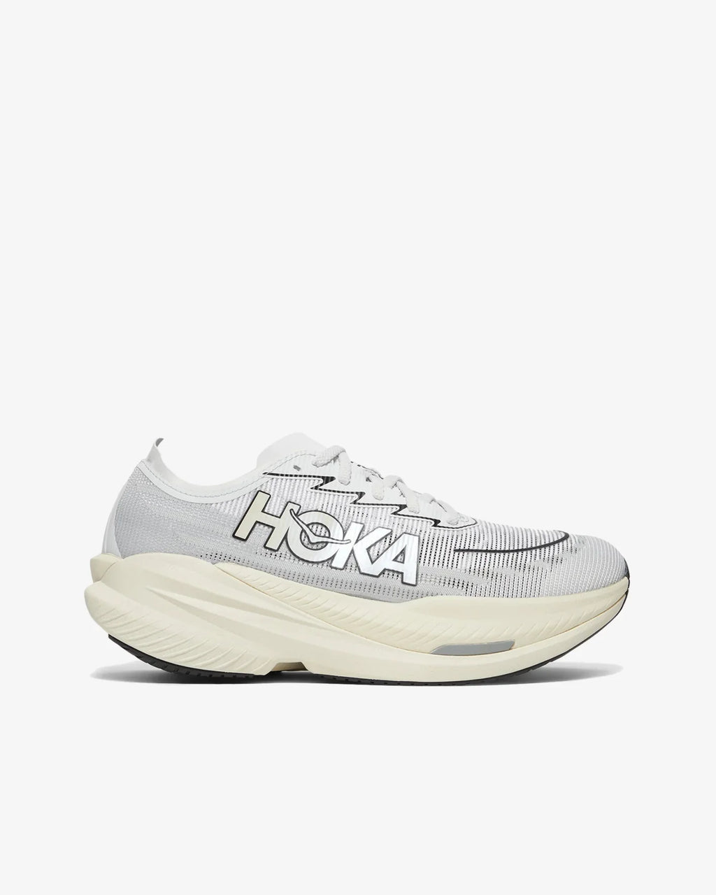 Hoka Mach X 2 U Unisex in White / Cosmic Grey Sneakers