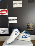 Air Jordan 1 Mid - White/Industrial Blue 6.5Y