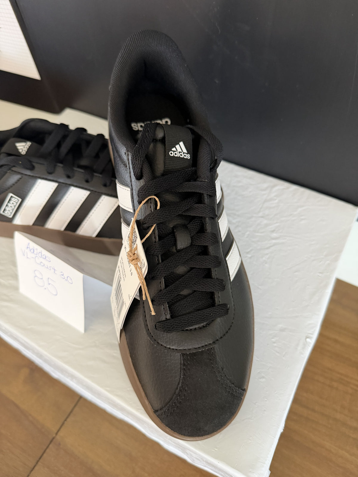 Adidas VL Court 3.0 - Black/White 8.5W