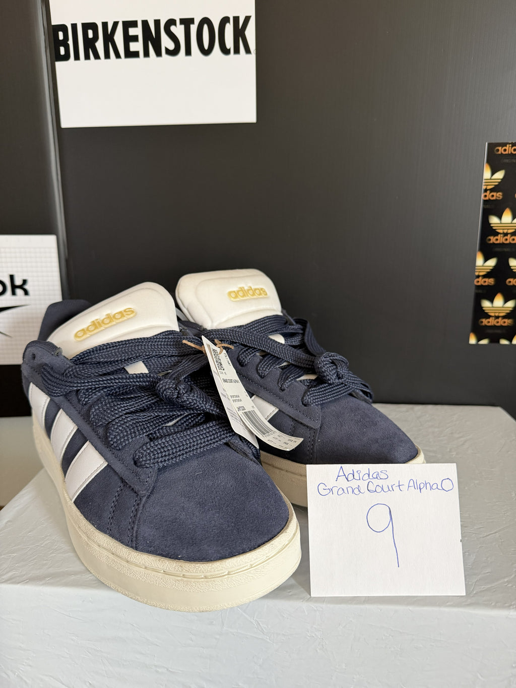 Adidas Grand Court Alpha 0 - Navy/White 9W