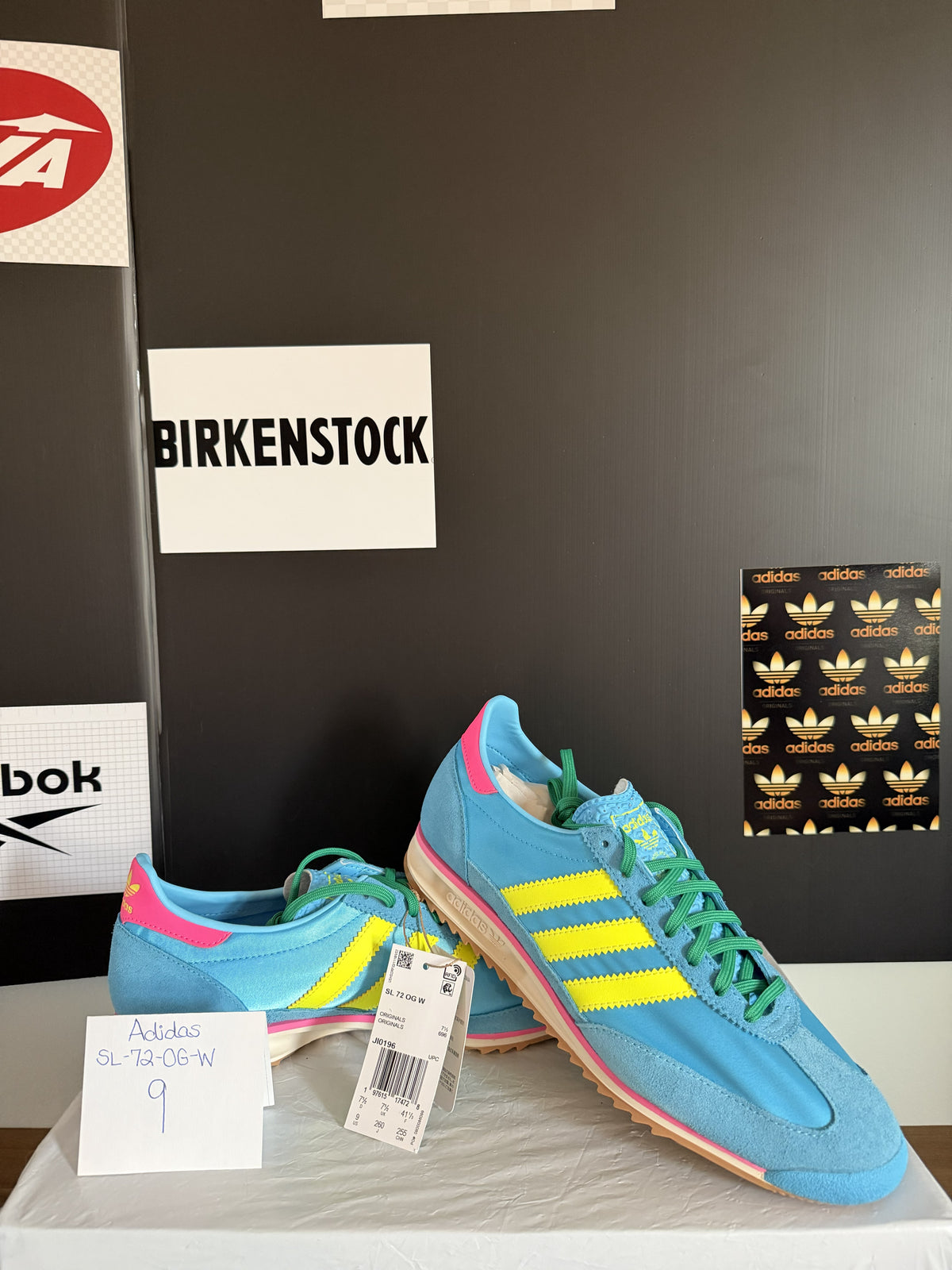 Adidas SL 72 OG W - Sky Blue/Yellow/Pink 9W