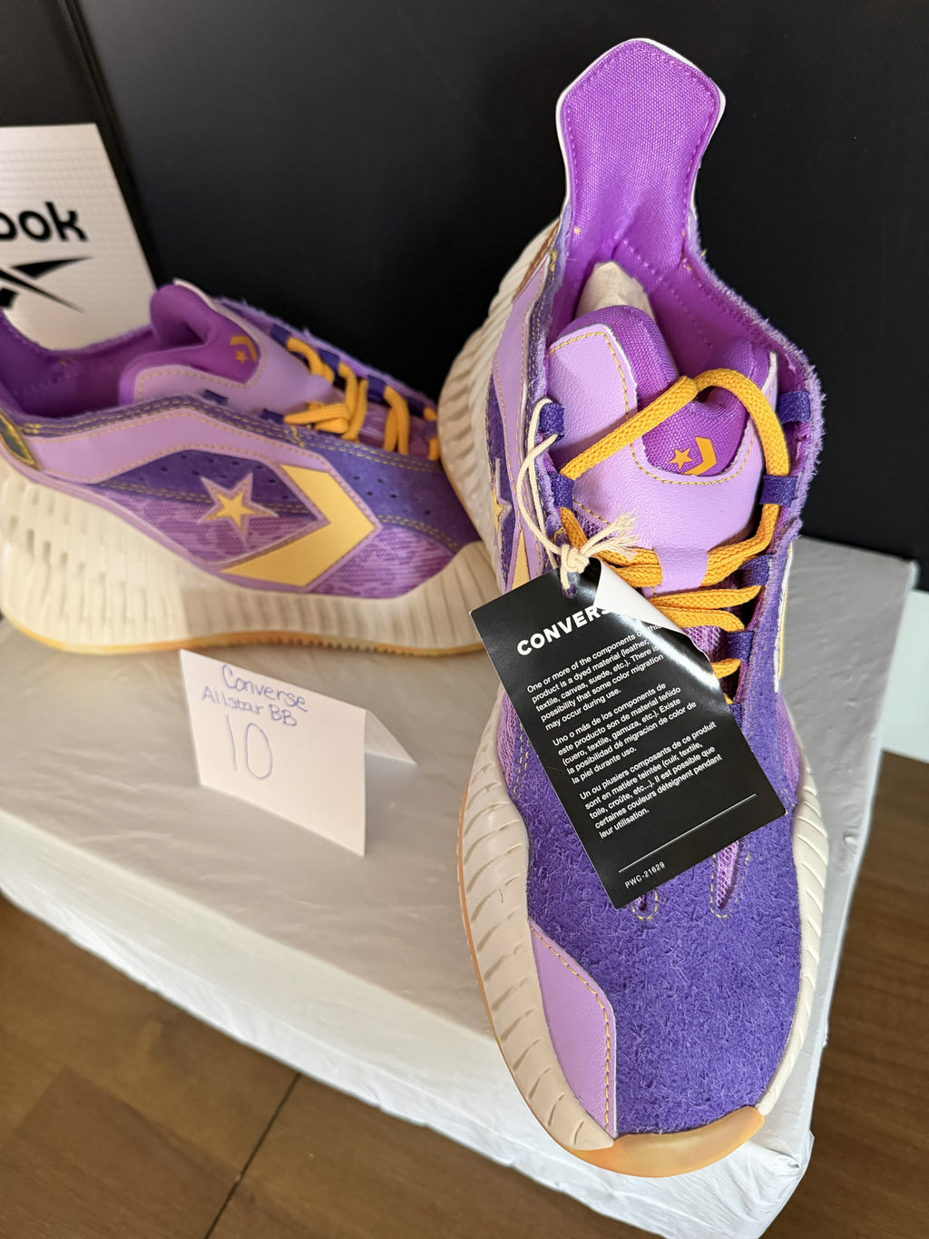 Converse All Star BB - Purple/Lavender/Gold 10W