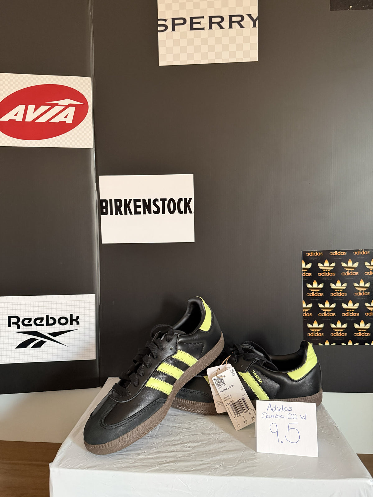 Adidas Samba OG W - Black/Solar Yellow 9.5W