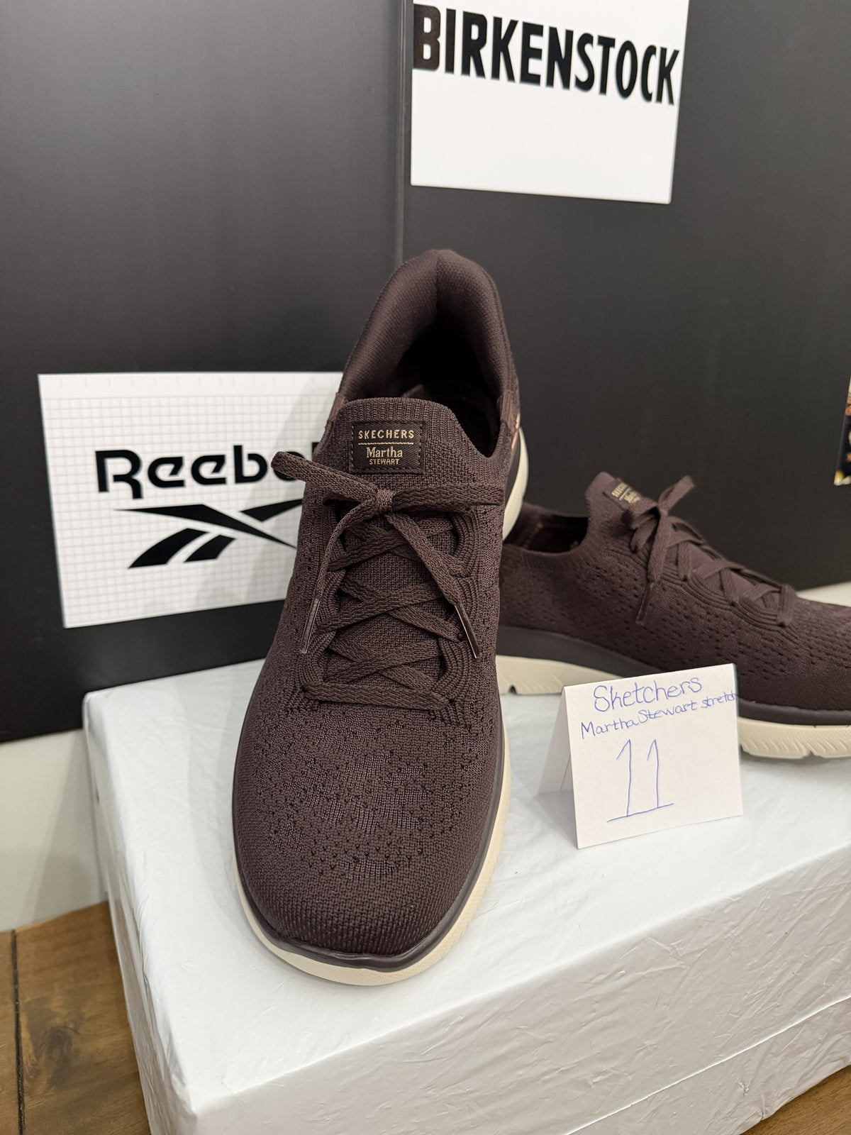 Skechers x Martha Stewart Stretch Fit - Chocolate Brown