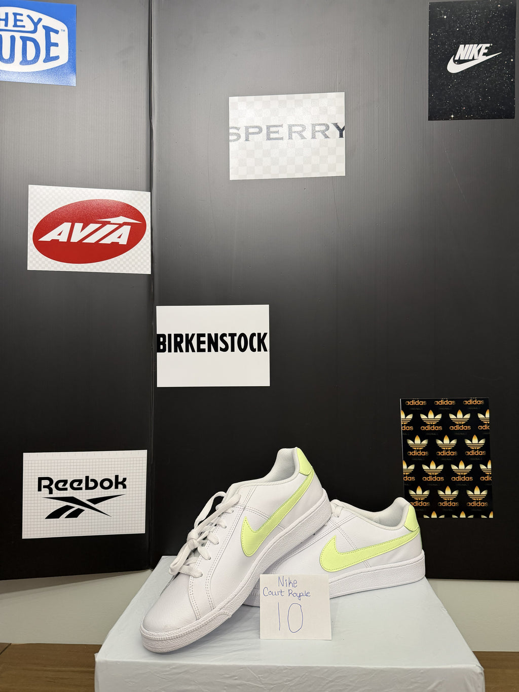 Nike Court Royale - White/Volt 10W