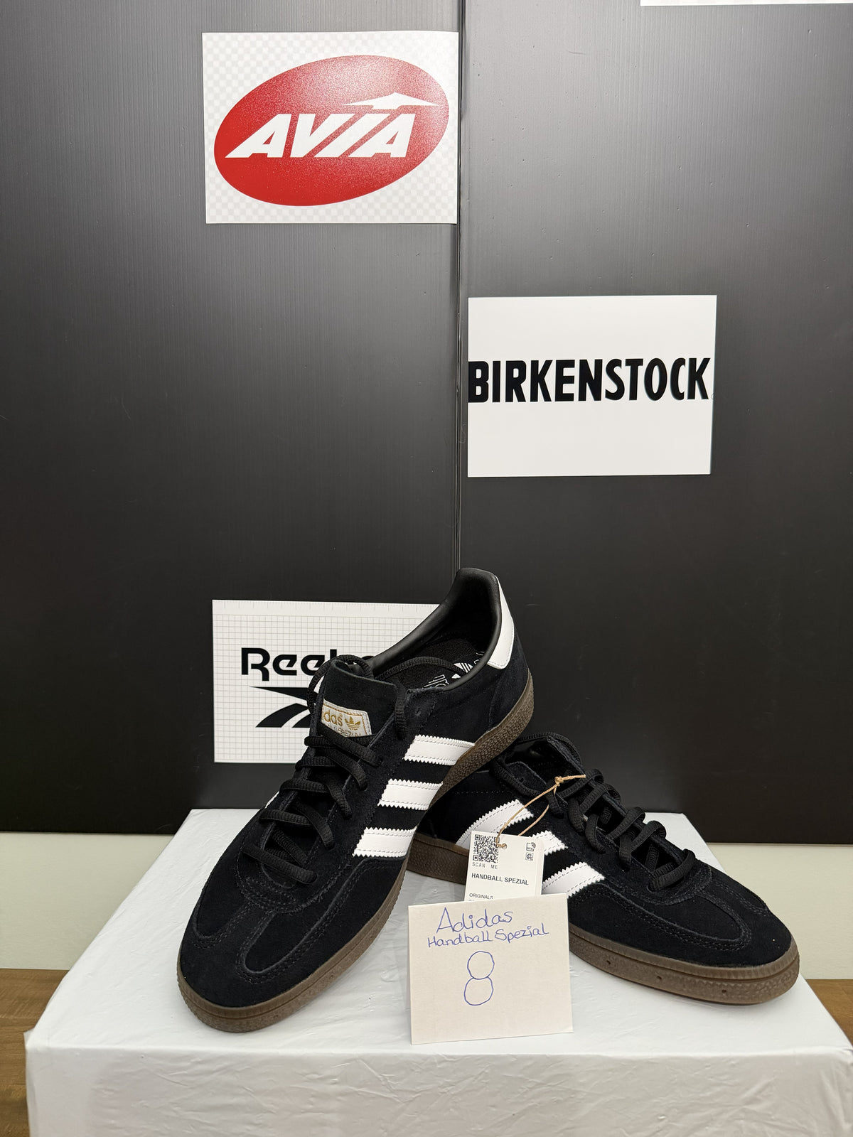 Adidas Handball Spezial - Core Black/White/Gum 8M