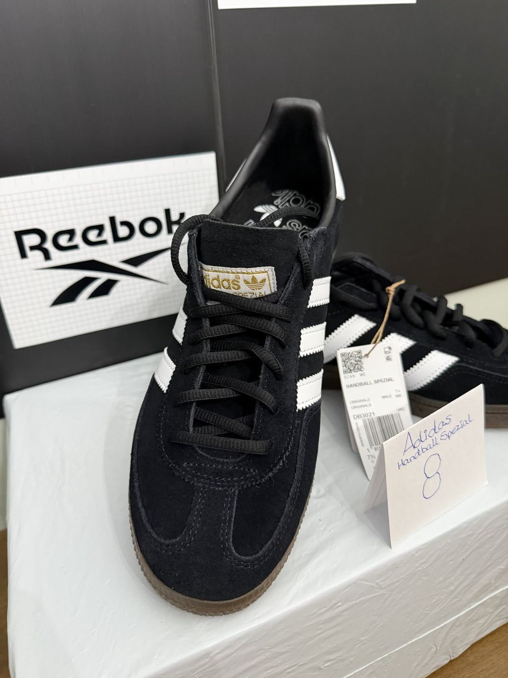 Adidas Handball Spezial - Core Black/White/Gum 8M