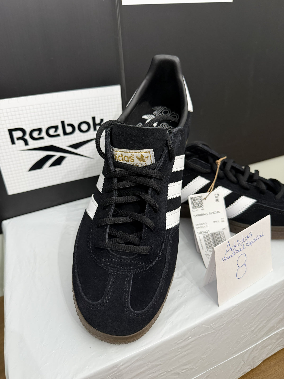 Adidas Handball Spezial - Core Black/White/Gum 8M