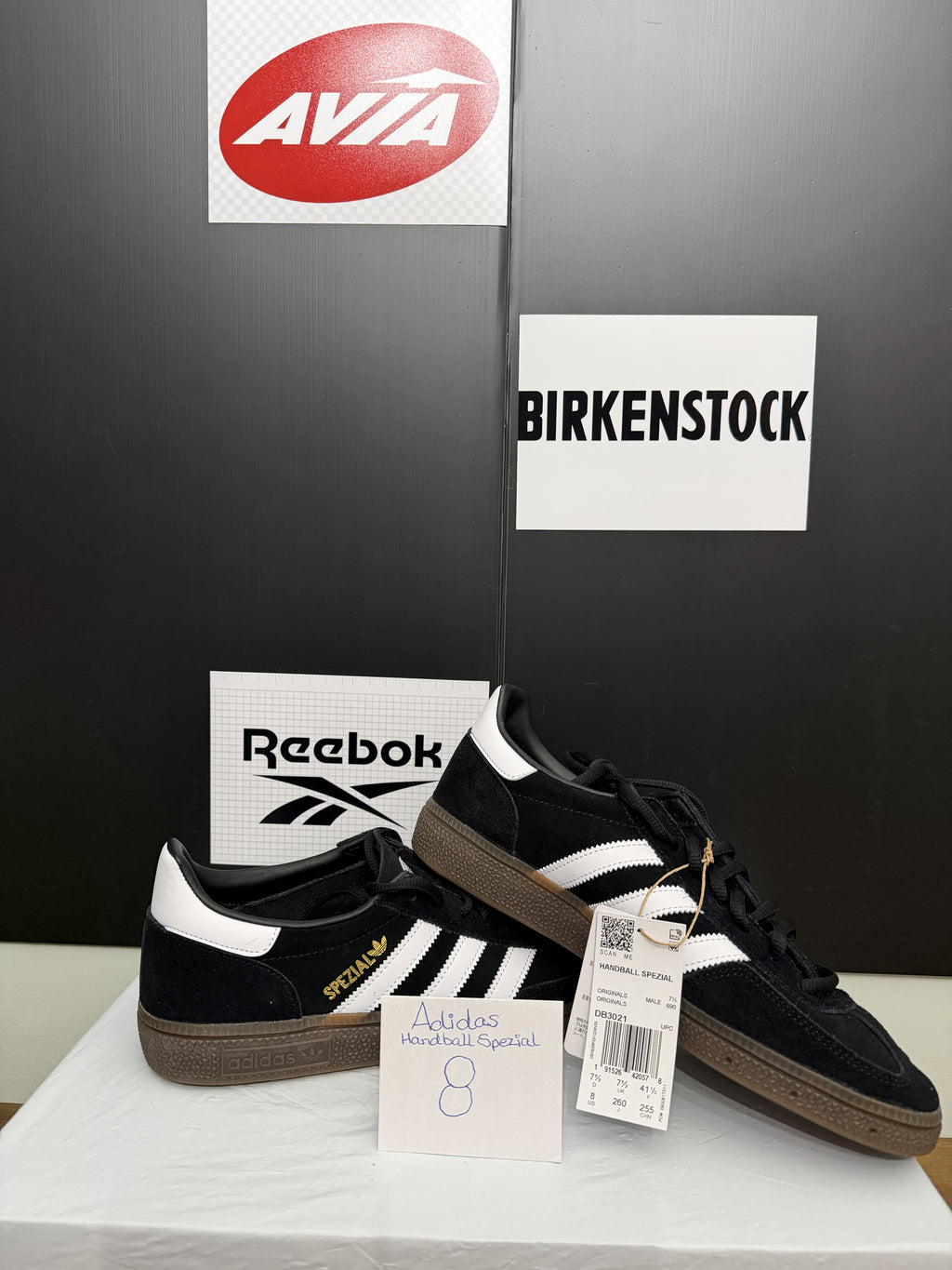 Adidas Handball Spezial - Core Black/White/Gum 8M