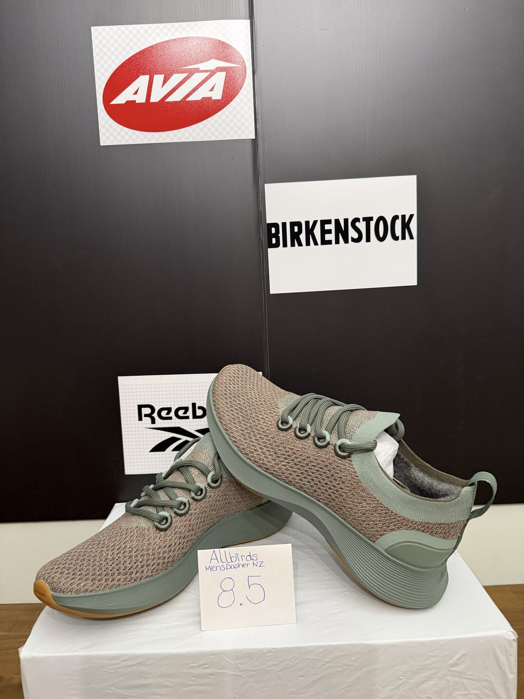 Allbirds Men's Dasher NZ - Sage Green/Gum 8.5M