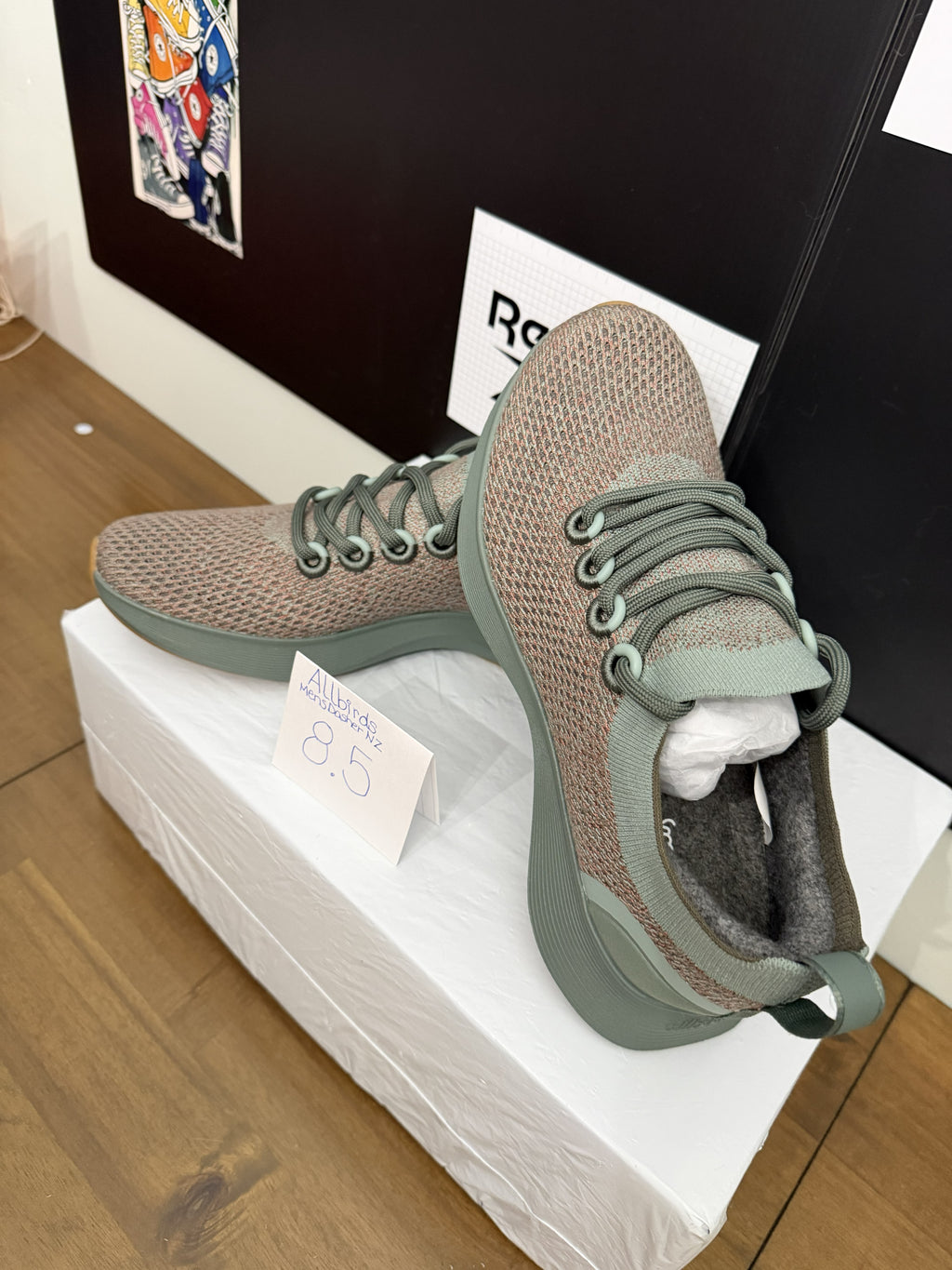 Allbirds Men's Dasher NZ - Sage Green/Gum 8.5M