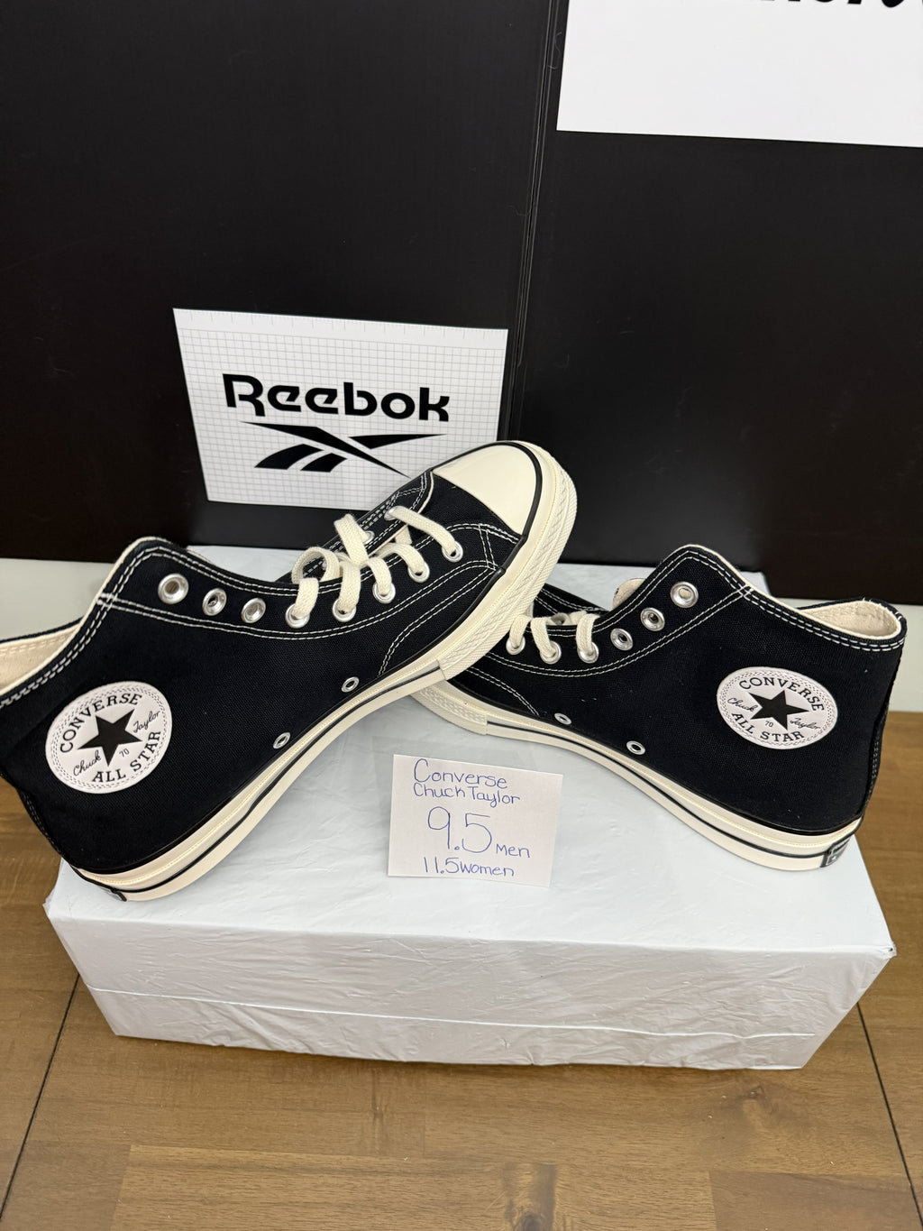 Converse Chuck Taylor All Star Hi - Black 9.5M\11.5W