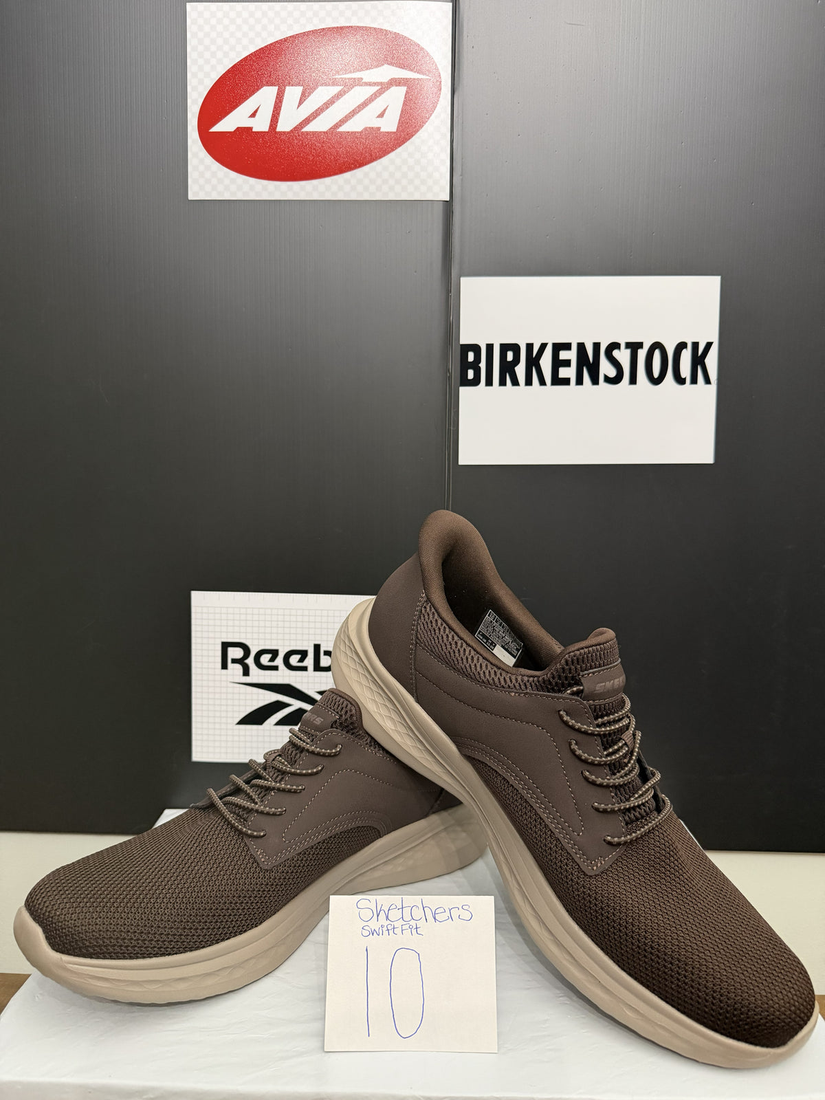 Skechers Swift Fit - Chocolate Brown 10M