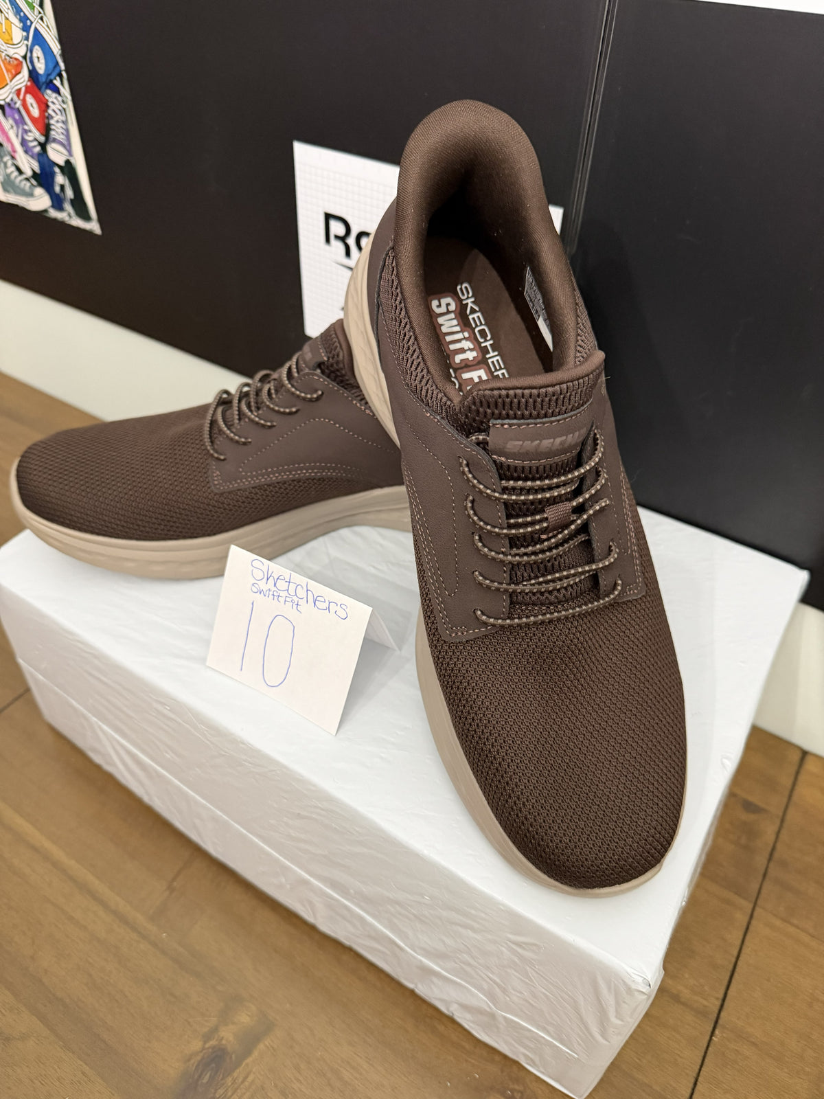 Skechers Swift Fit - Chocolate Brown 10M
