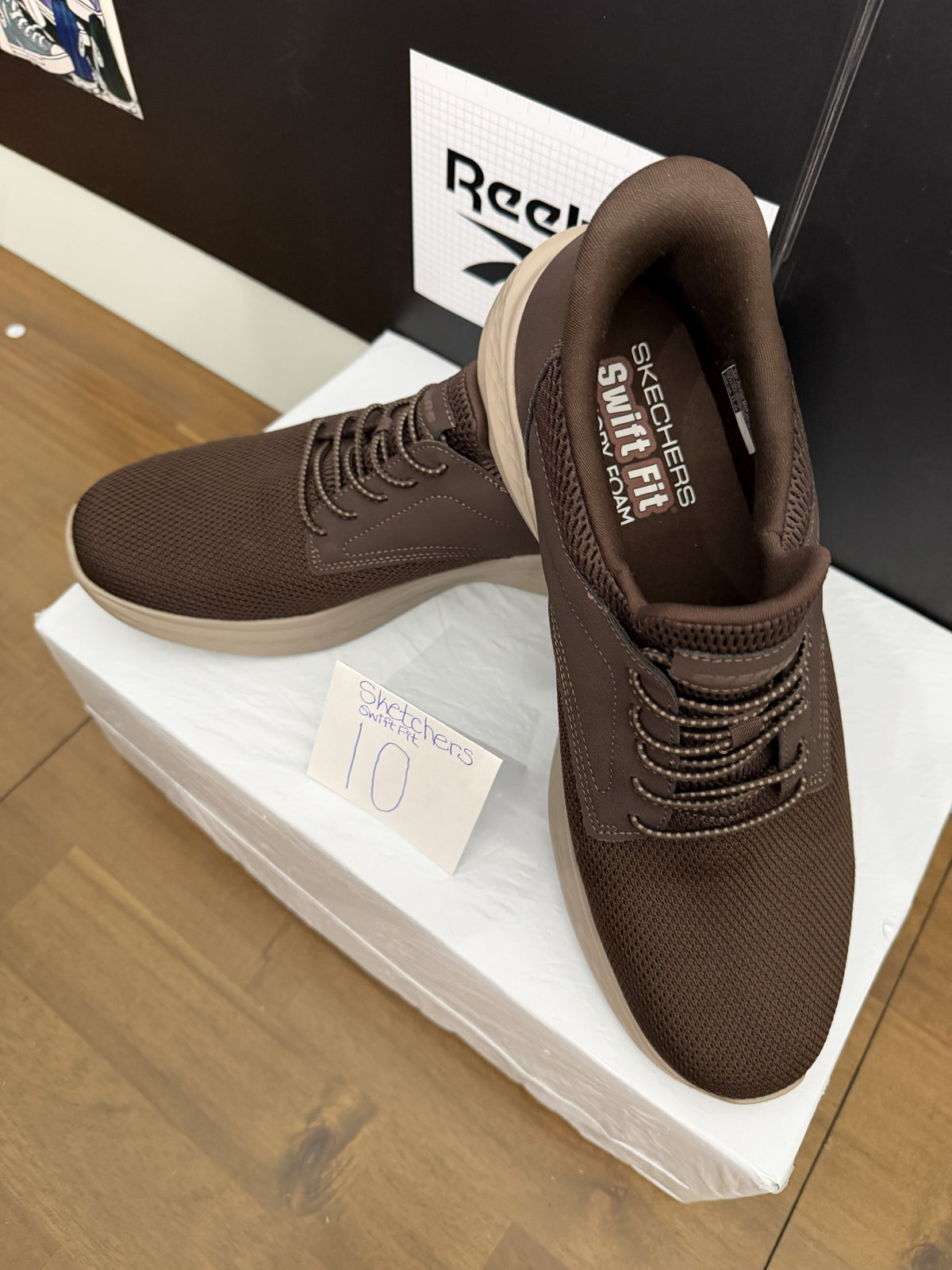 Skechers Swift Fit - Chocolate Brown 10M