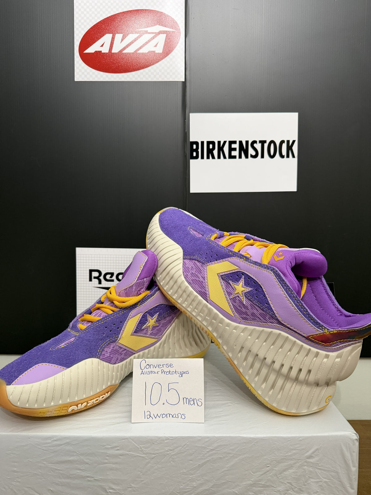Converse All Star Pro BB Prototype - Purple/Gold/Gum 10.5M/12W