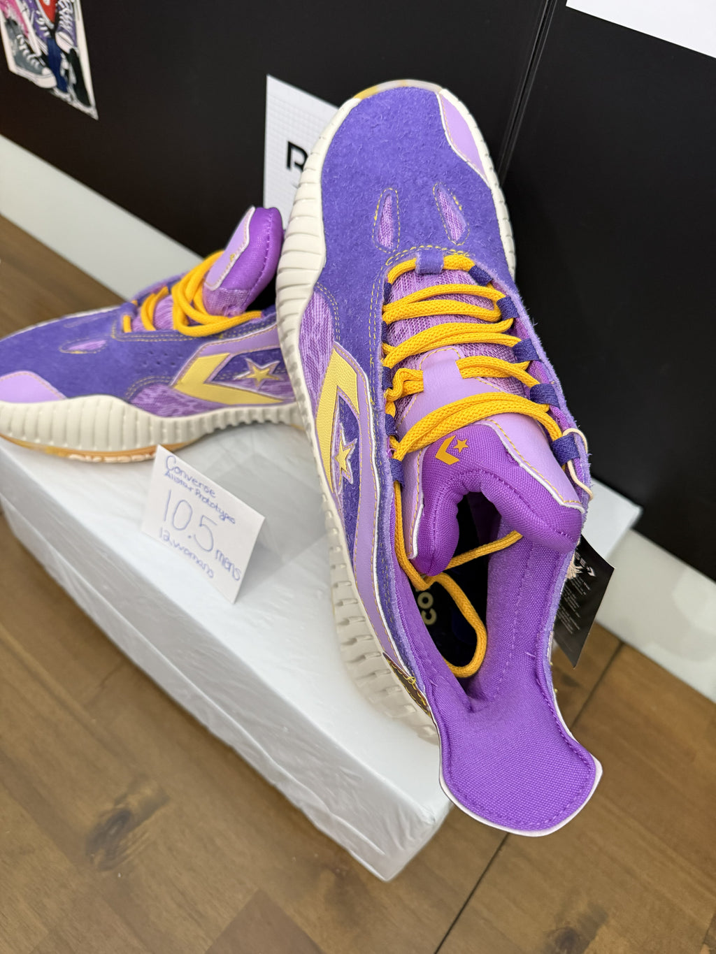 Converse All Star Pro BB Prototype - Purple/Gold/Gum 10.5M/12W