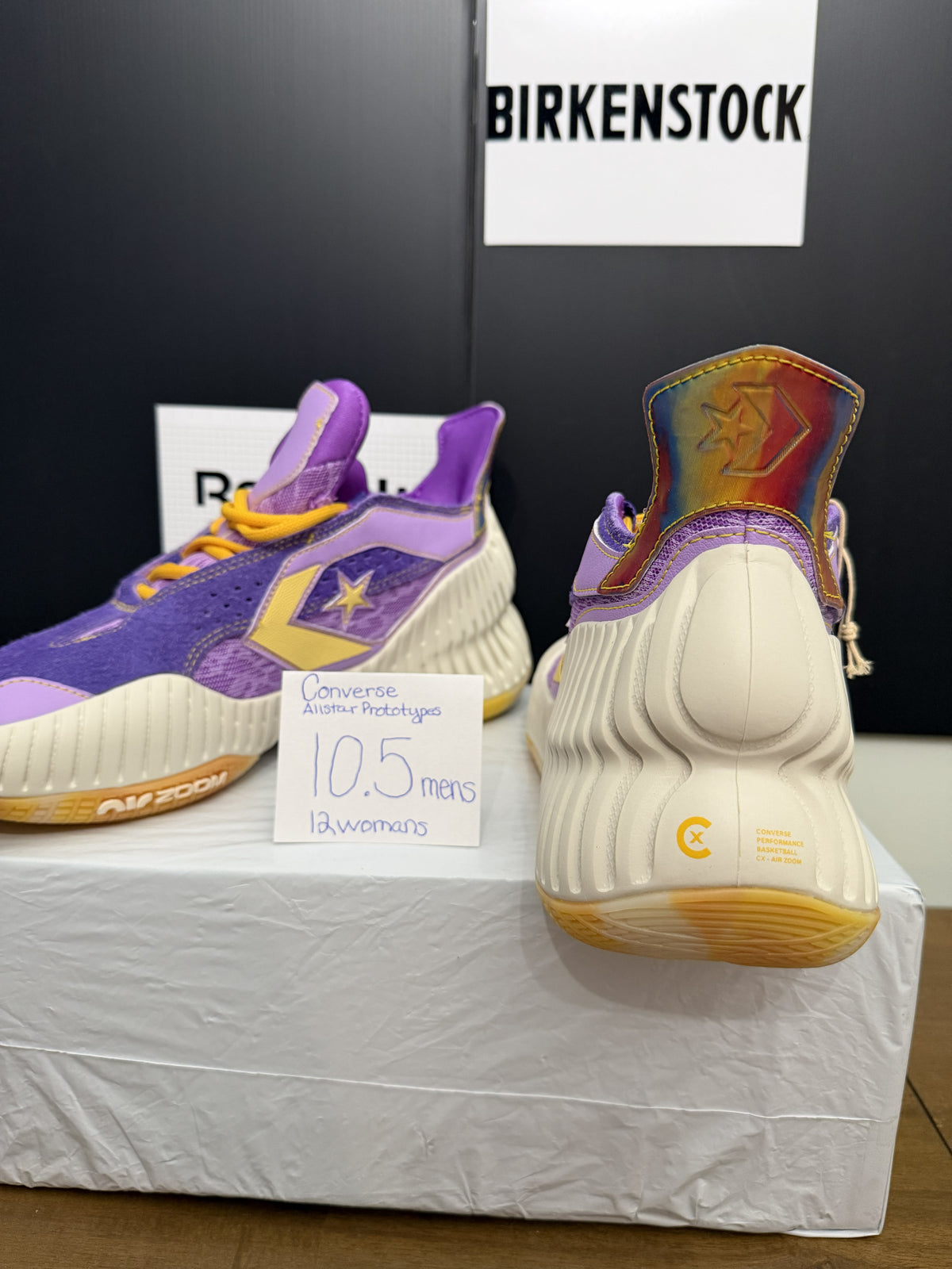 Converse All Star Pro BB Prototype - Purple/Gold/Gum 10.5M/12W