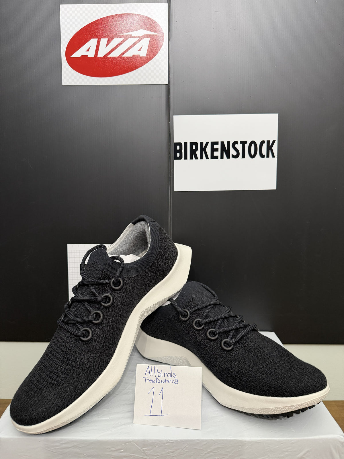 Allbirds Tree Dasher 2 - Black/White  11M