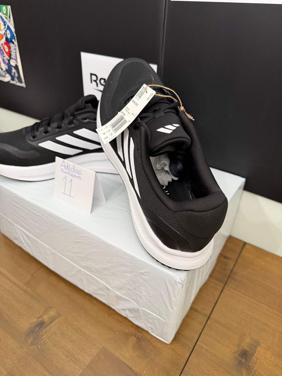 Adidas Runfalcon 5 - Core Black/White 11M
