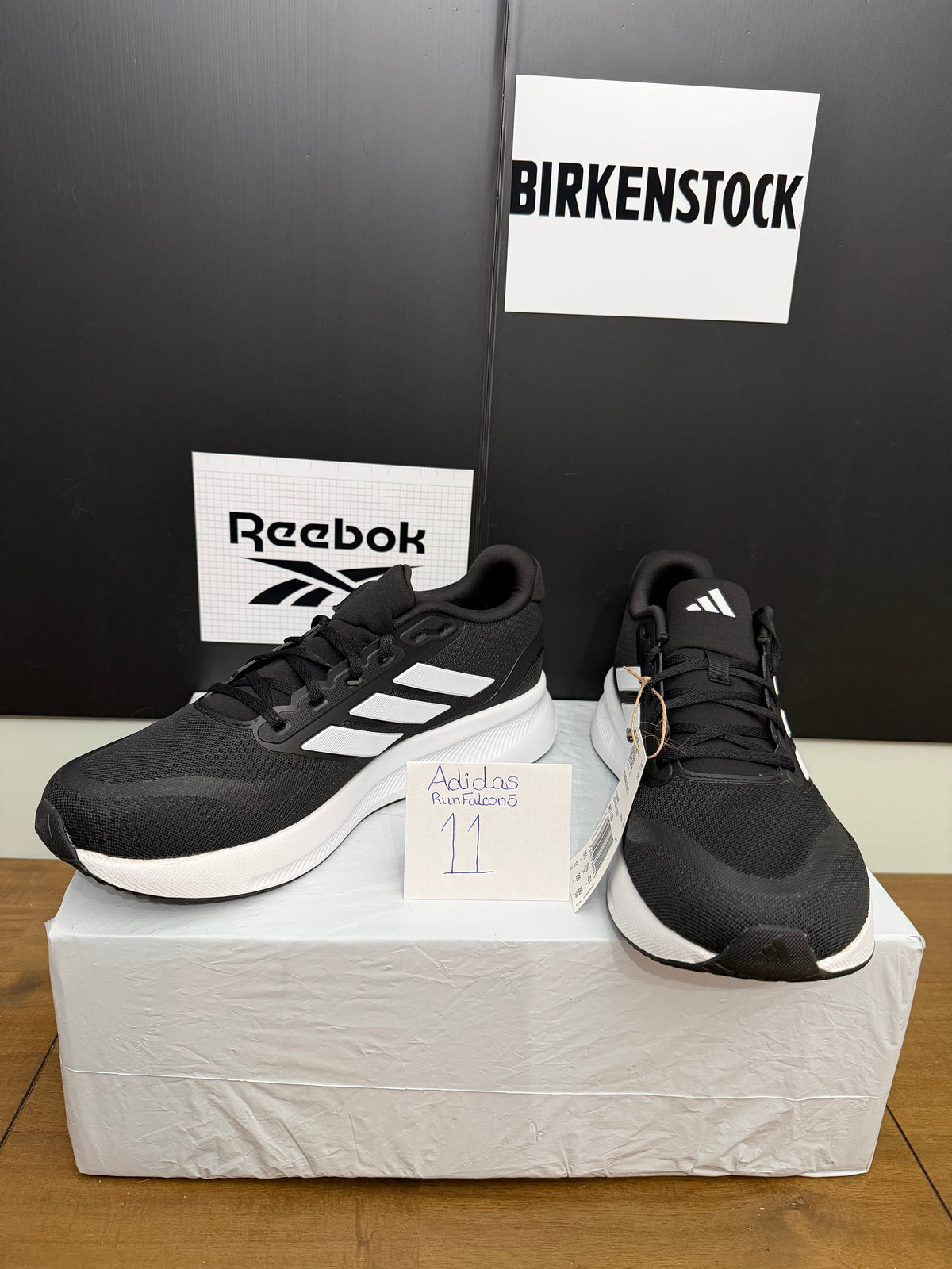 Adidas Runfalcon 5 - Core Black/White 11M