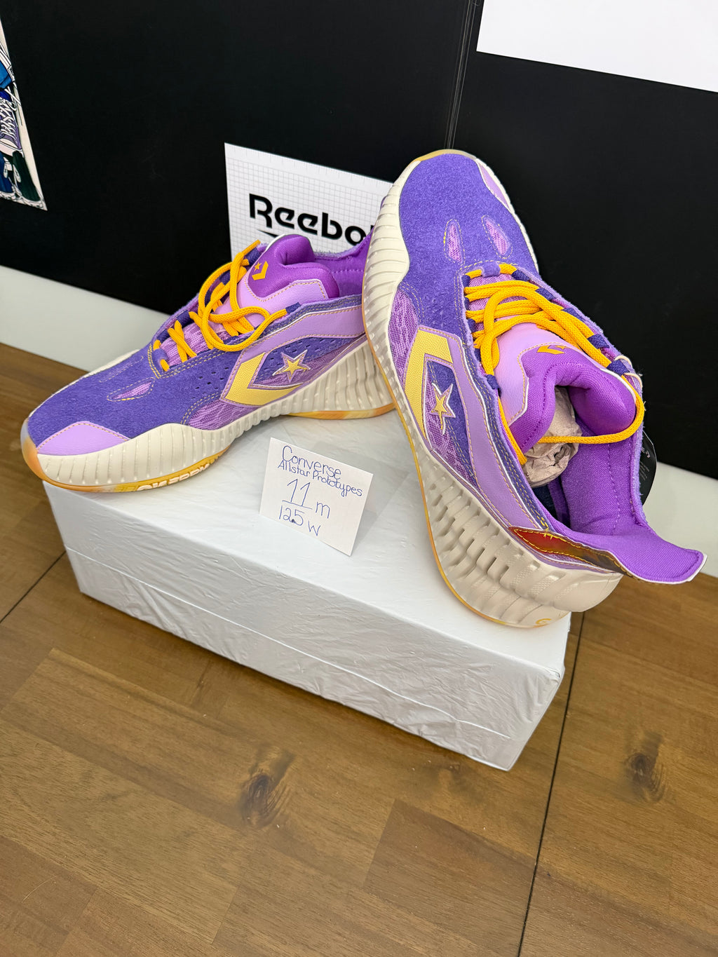 Converse All Star Pro BB Prototype Low - Purple/Gold/Gum 11M/12.5W