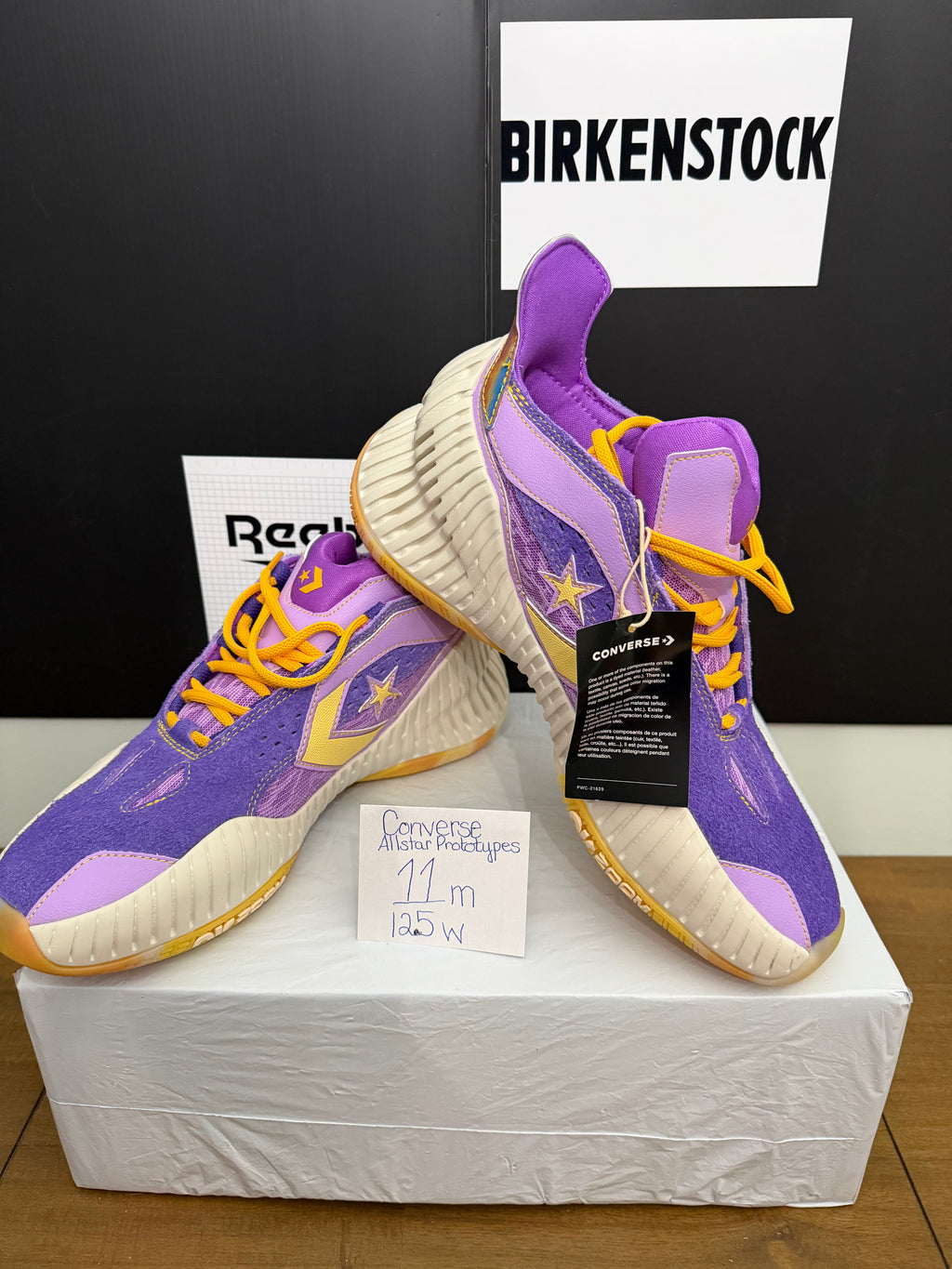 Converse All Star Pro BB Prototype Low - Purple/Gold/Gum 11M/12.5W