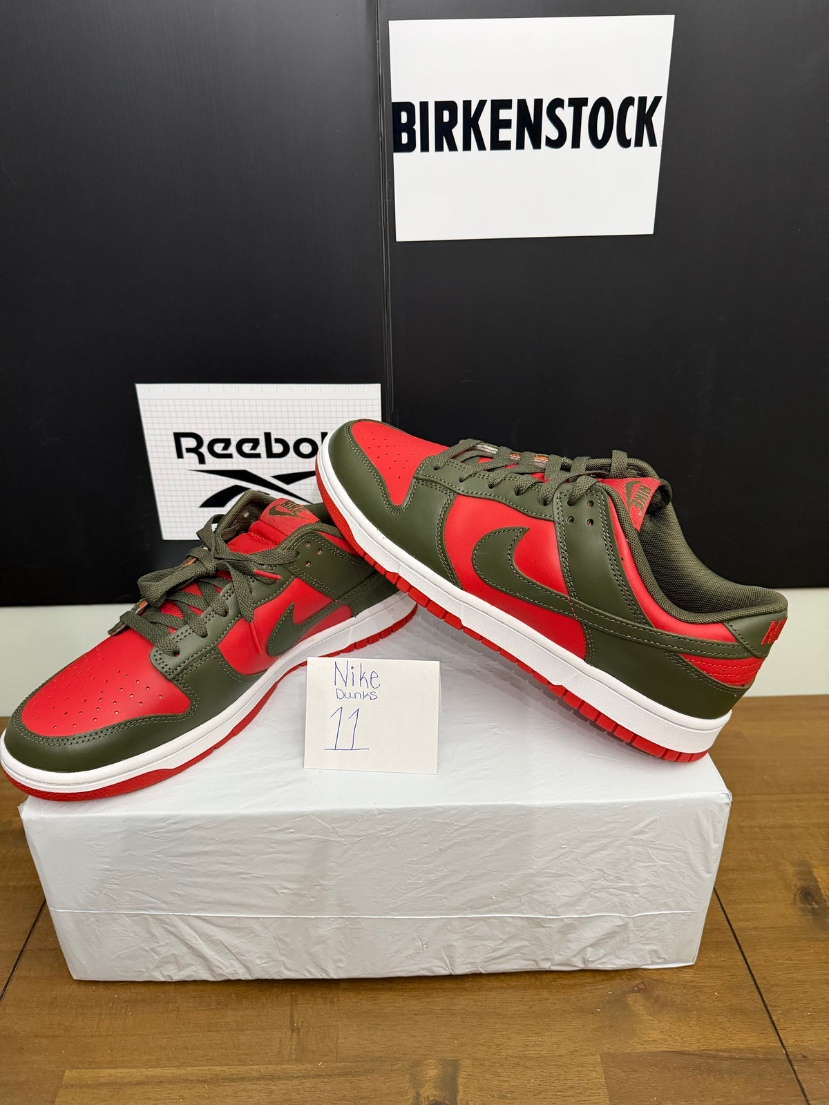 Nike Dunk Low - Red/Olive 11M