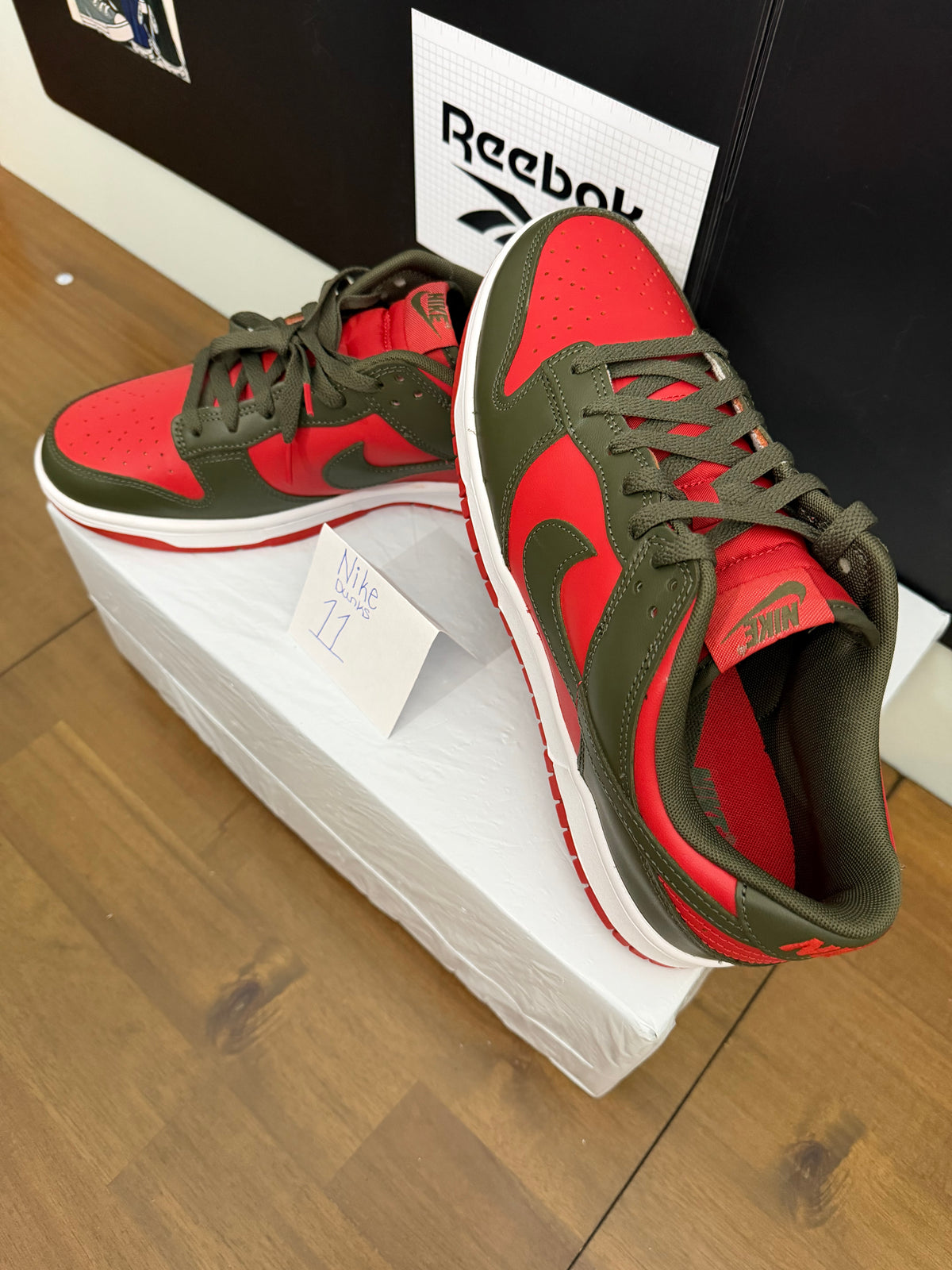 Nike Dunk Low - Red/Olive 11M