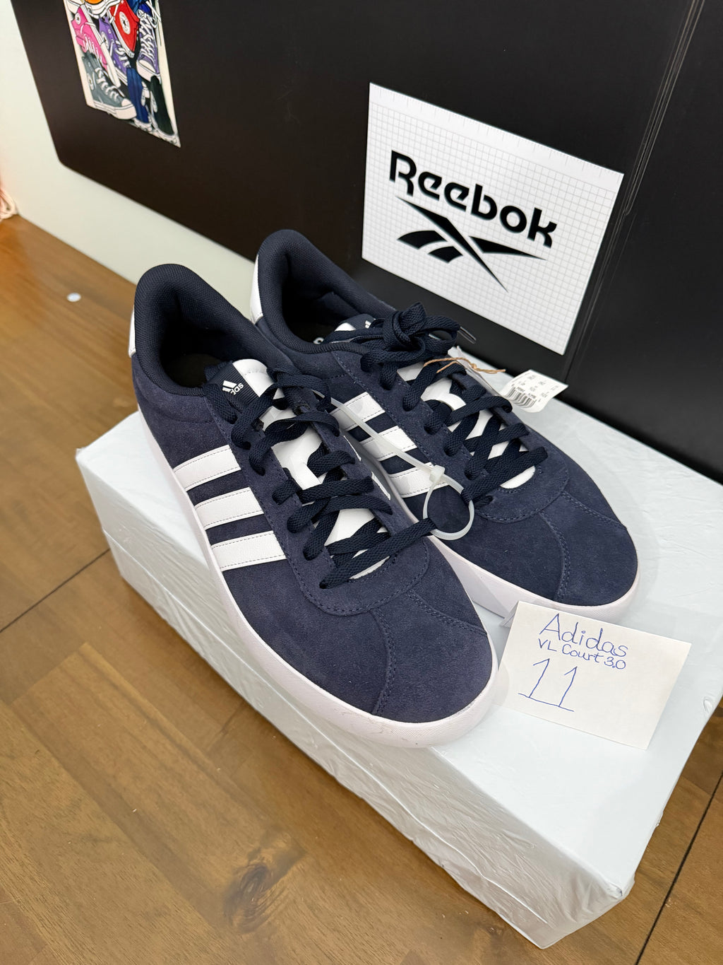 Adidas VL Court 3.0 - Navy/White 11M