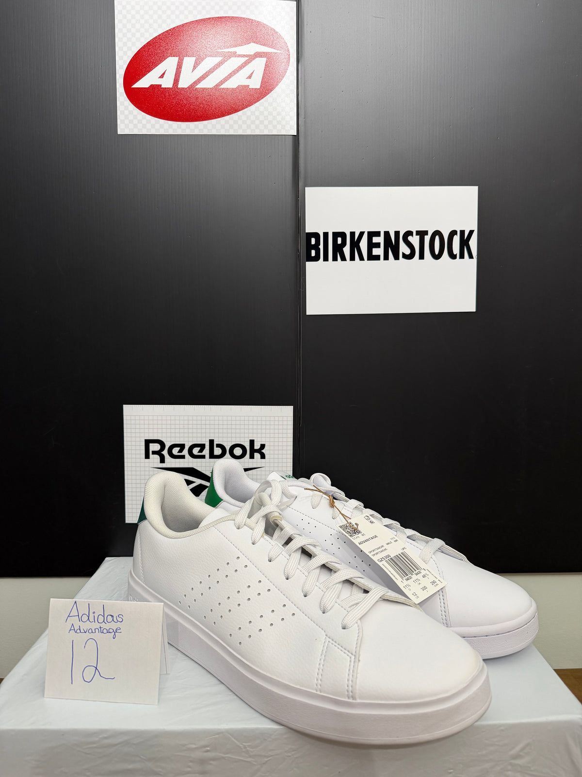 Adidas Advantage - White/Green 12M