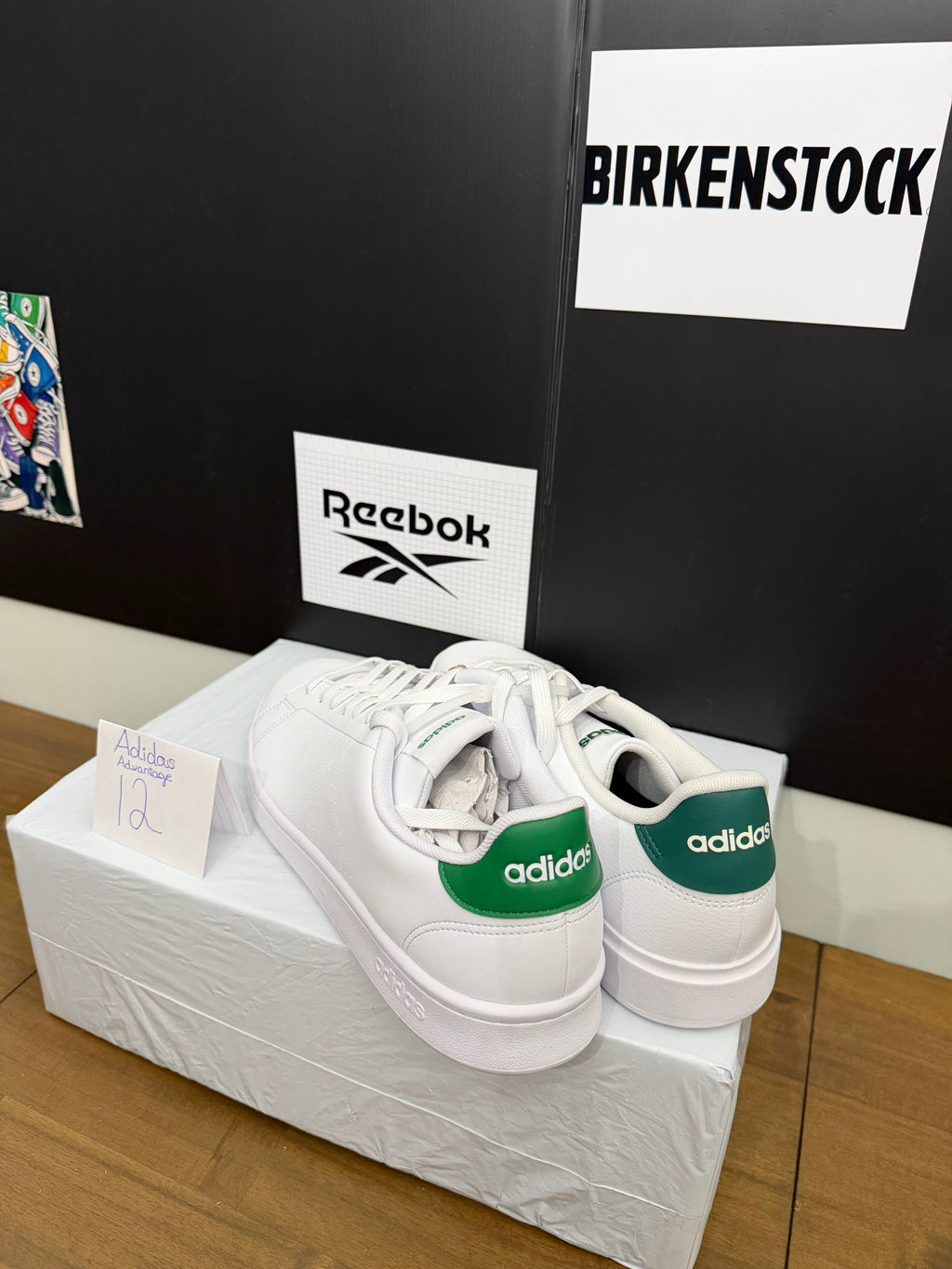 Adidas Advantage - White/Green 12M