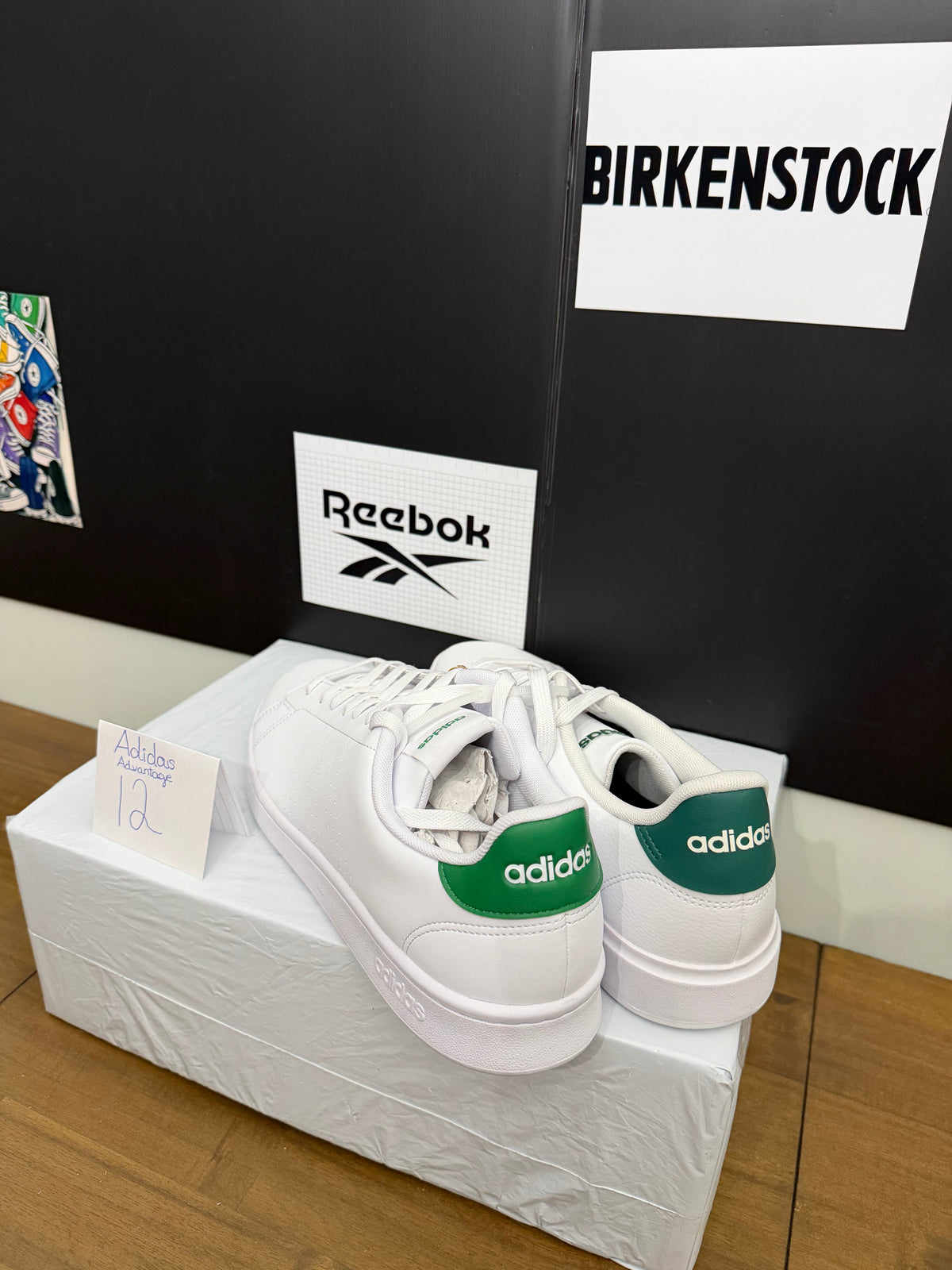 Adidas Advantage - White/Green 12M