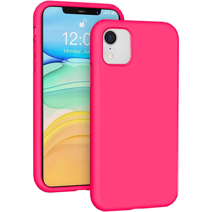 Entronix Case Compatible with iPhone XR - Soft-Touch Liquid Silicone
