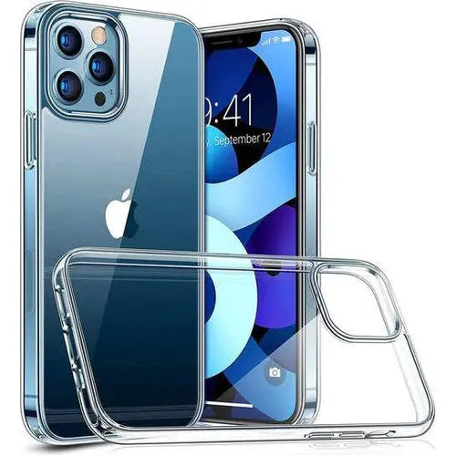 Entronix Case Compatible with iPhone 12/12 Pro - [Hard Back] Slim Clear
