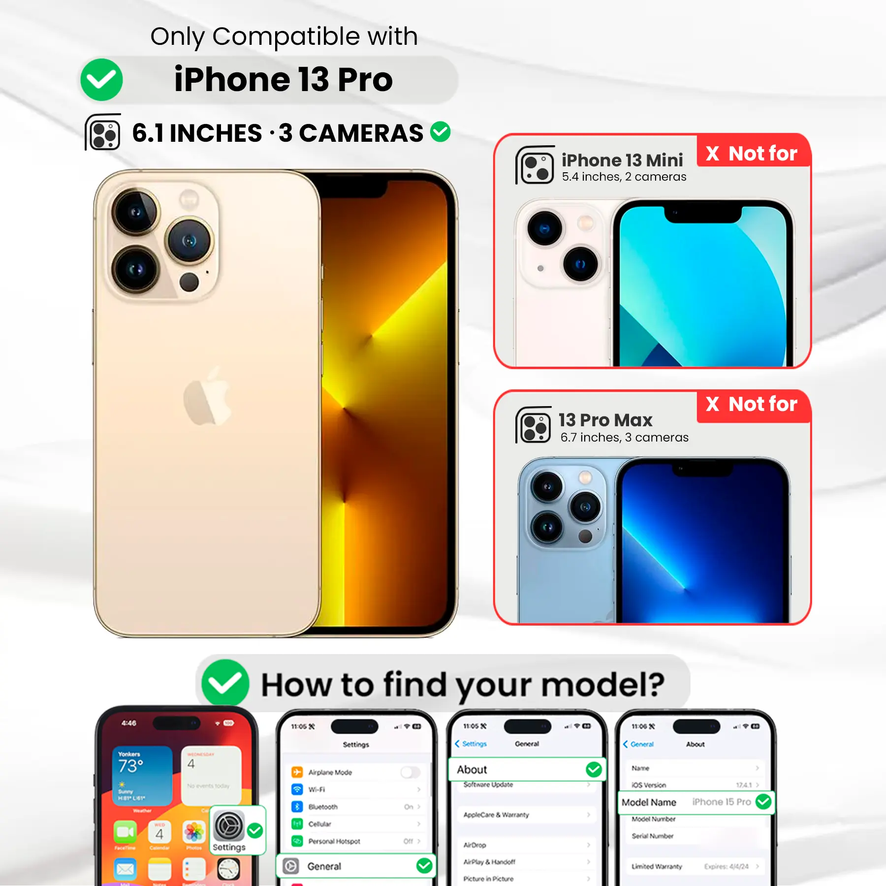 Entronix Case Compatible with iPhone 13 Pro - Soft-Touch Liquid Silicone