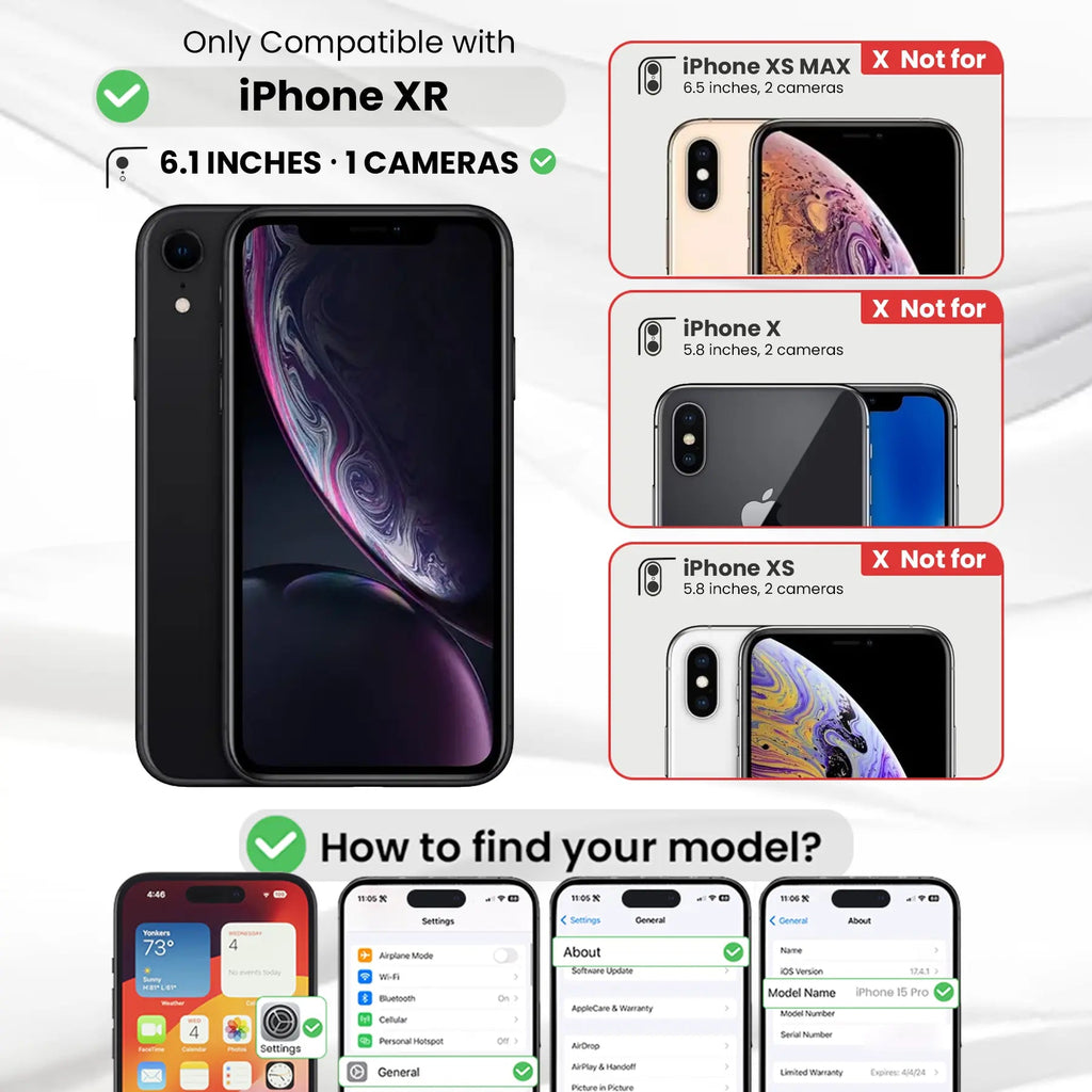 Entronix Case Compatible with iPhone XR - Soft-Touch Liquid Silicone