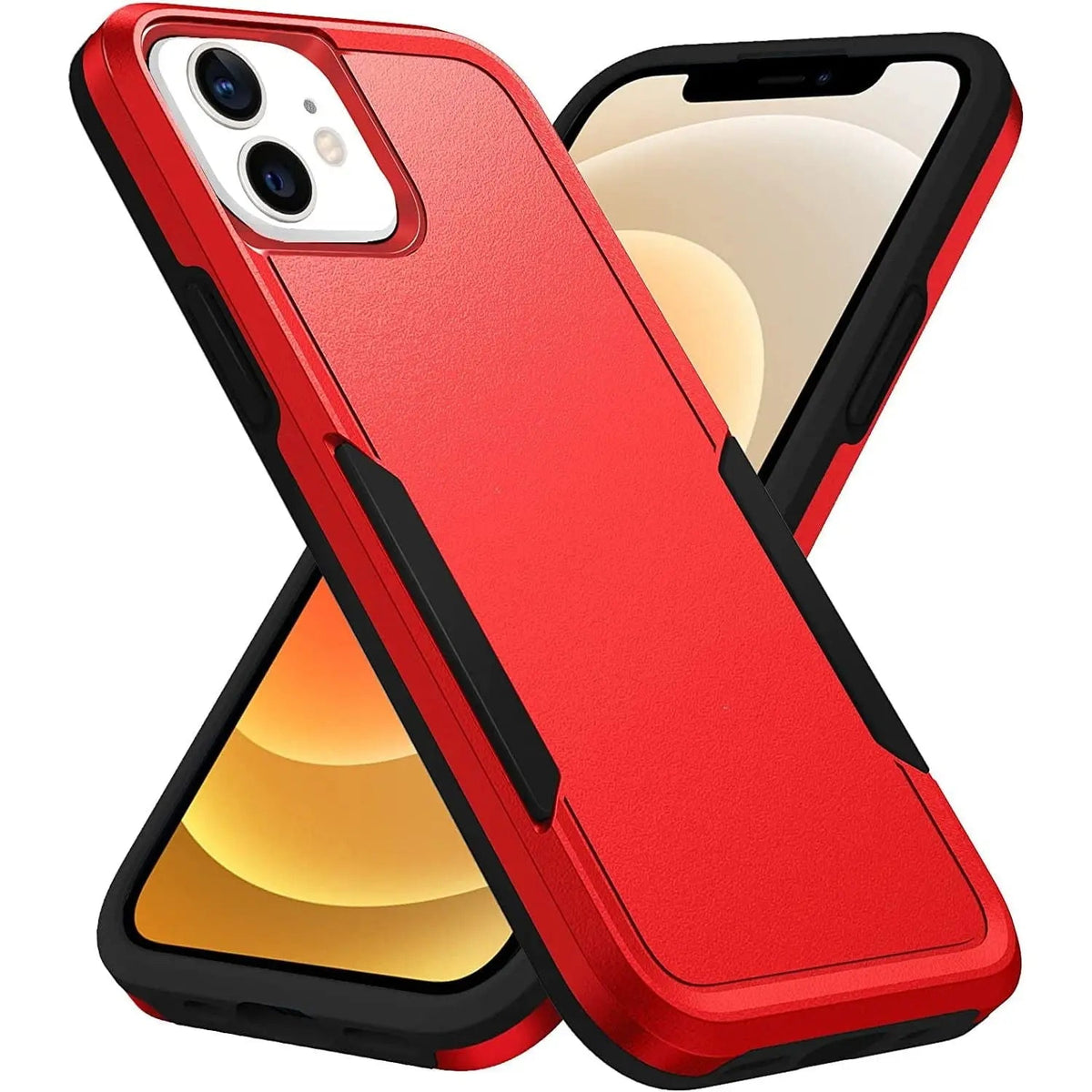 Entronix Case Compatible with iPhone 12/12 Pro - Soft-Touch Dual-Layer Sleek Cover
