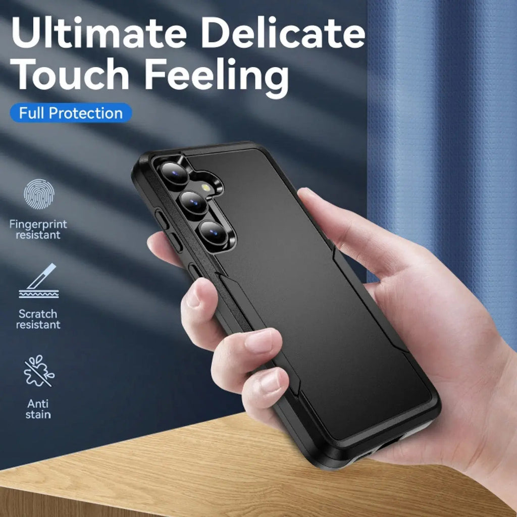 Entronix Case Compatible with Galaxy A15 - Soft-Touch Dual-Layer Sleek Cover