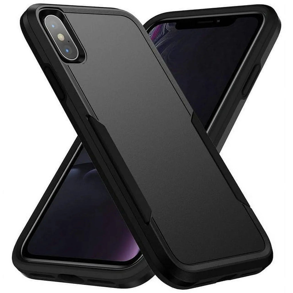 Entronix Case Compatible with iPhone X/XS - Soft-Touch Dual-Layer Sleek Cover