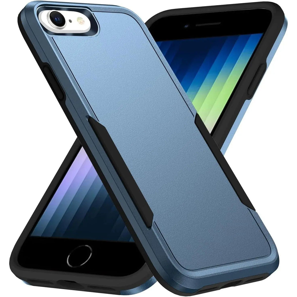 Entronix Case Compatible with iPhone 8/7/SE (2nd Gen) - Soft-Touch Dual-Layer Sleek Cover
