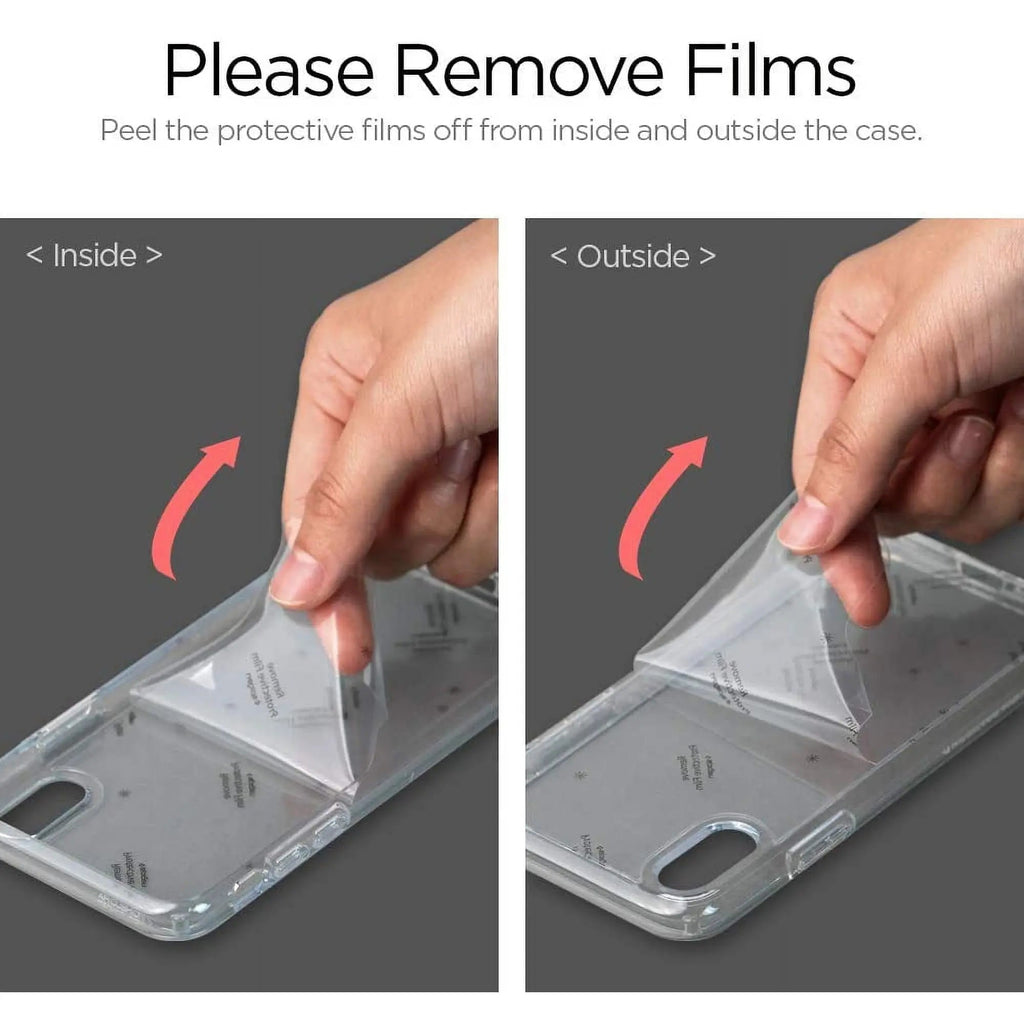 Entronix Case Compatible with iPhone XR - [Hard Back] Slim Clear