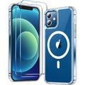 Entronix Bundle Compatible with iPhone 11 - [Magnetic] Clear Case & 2 Clear Screen Protectors