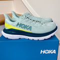Hoka Mach 4 Running Shoes in Blue Glass / Evening Primrose , Hoka One