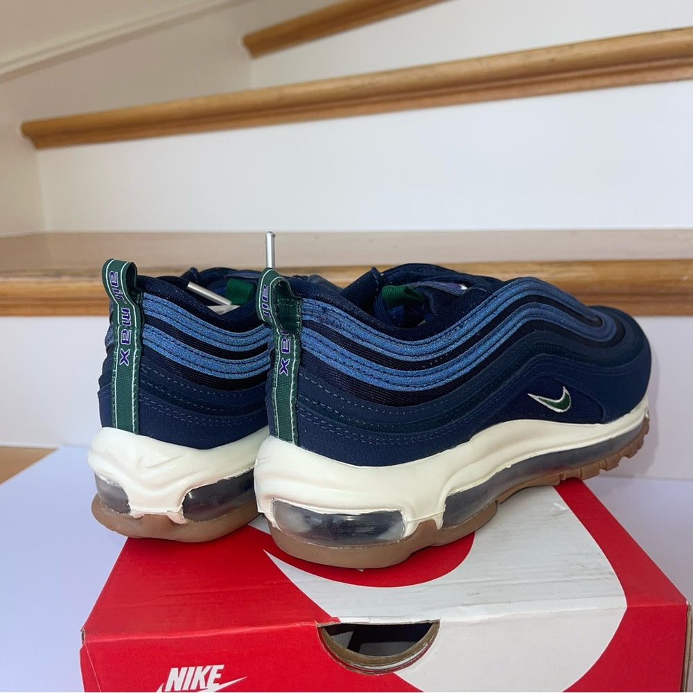 Nike Air Max 97 QS women’s — Obsidian / Gorge Green , navy blue reflective