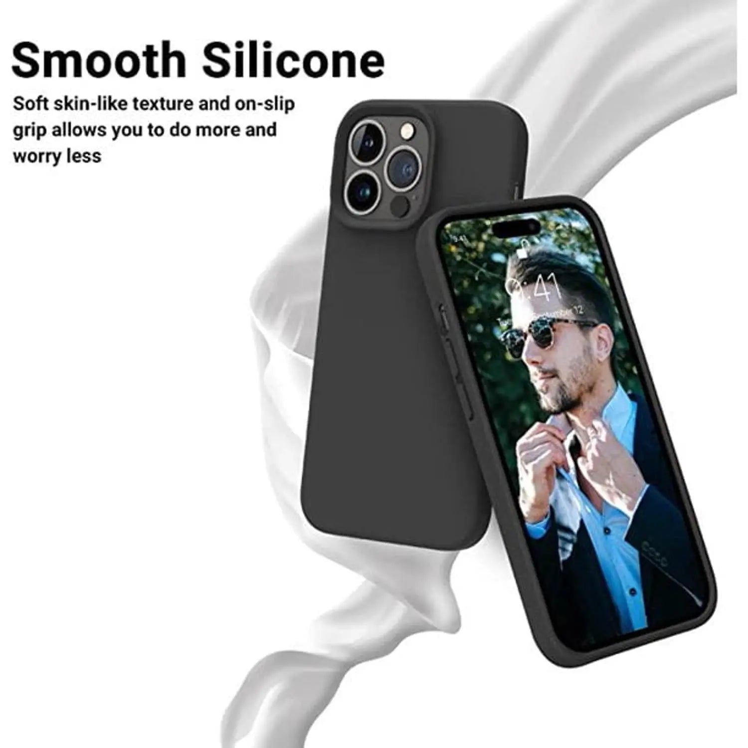 Entronix Case Compatible with iPhone 11 Pro Max - Soft-Touch Liquid Silicone